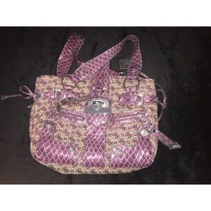 Brand new Guess Purple Clover Hobo Tote handbag